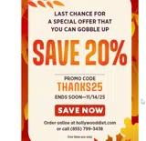 Hollywood Diet coupon verification screenshot