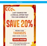 Hollywood Diet coupon verification screenshot
