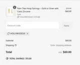 HOLLYWOOD20 coupon verification screenshot