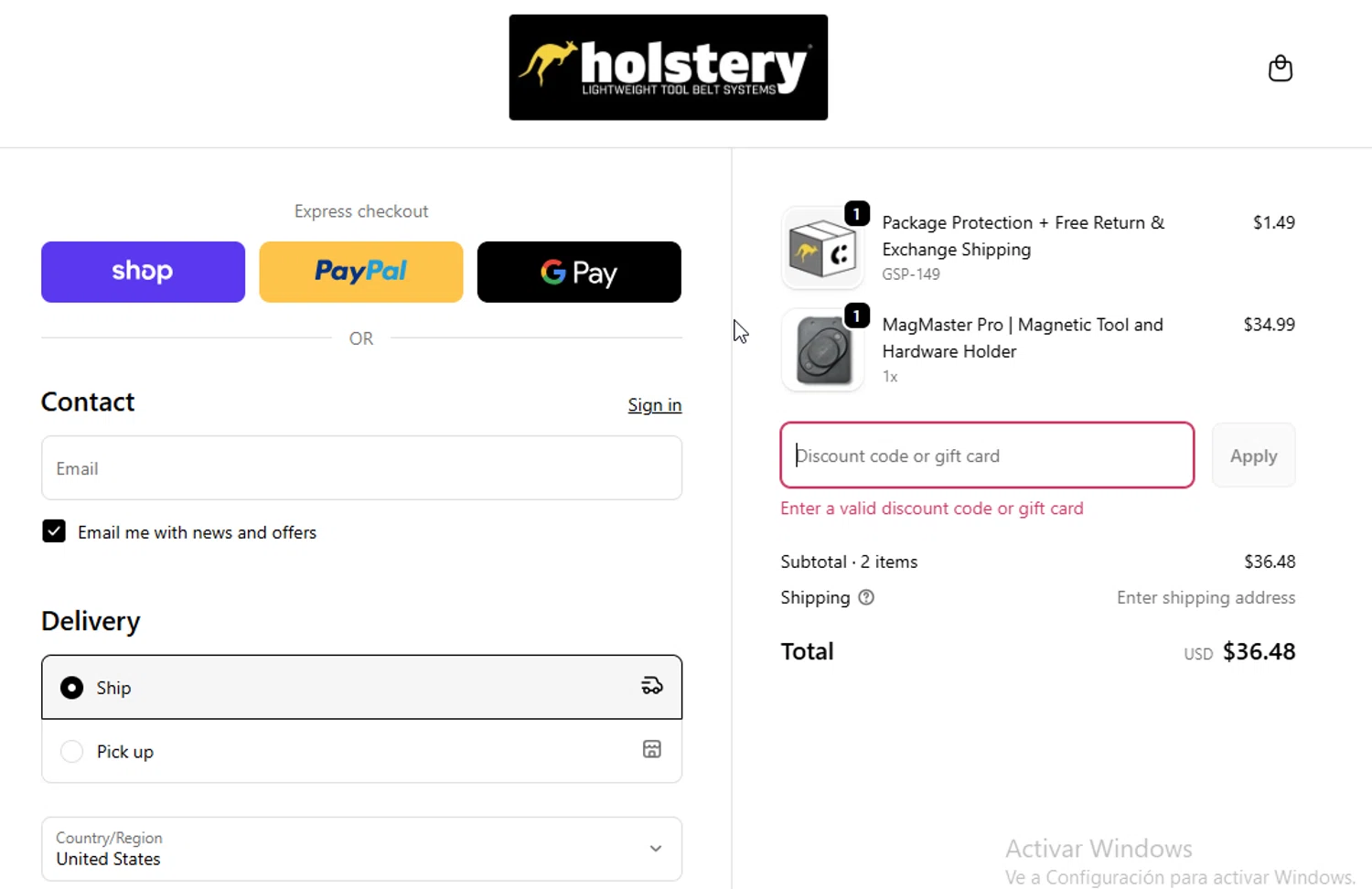 Holstery discount code screenshot showing code tool25 applied at Holstery checkout page. Uploaded by SimplyCodes community member danyx_gx on Dec 2, 2025