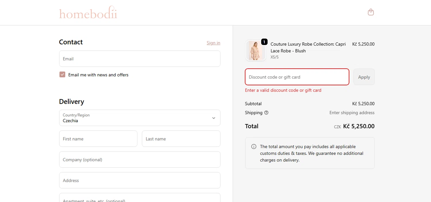 Homebodii promo code screenshot showing code HOMELOVE25 applied at Homebodii checkout page. Uploaded by SimplyCodes community member xHRxUltrax on Nov 4, 2025