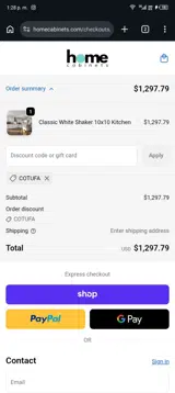 COTUFA coupon verification screenshot
