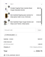 SPECIALSAVE coupon verification screenshot