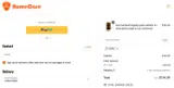 CARE coupon verification screenshot