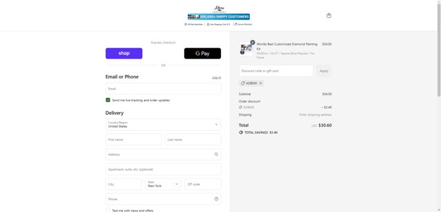 Home Craftology checkout page showing Home Craftology coupon code box | Screenshot taken by SimplyCodes community member on Sep 3, 2025