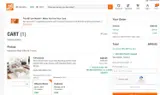 Home Depot coupon verification screenshot