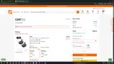 Home Depot coupon verification screenshot