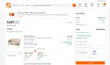 Home Depot coupon verification screenshot