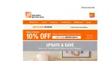Home Depot coupon verification screenshot