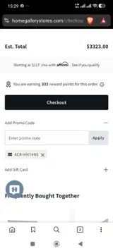 ACR-HH74NE coupon verification screenshot