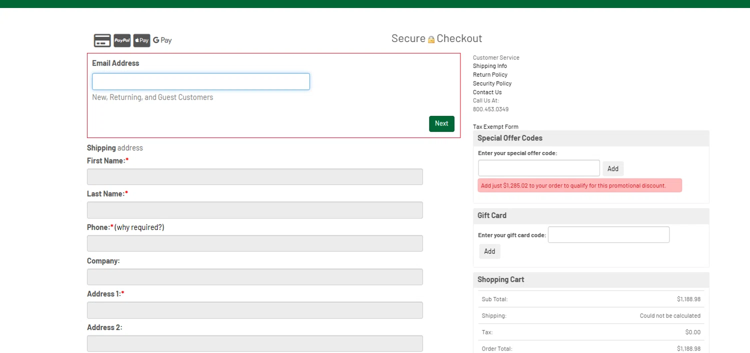 Home Improvement Supply discount code screenshot showing code RailCol10 applied at Home Improvement Supply checkout page. Uploaded by SimplyCodes community member shooou on Oct 18, 2025