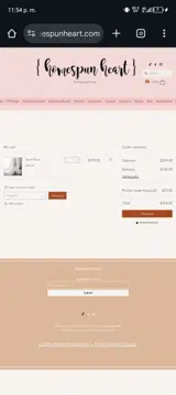 Happy25 coupon verification screenshot