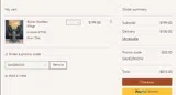 SAVE25NOW coupon verification screenshot