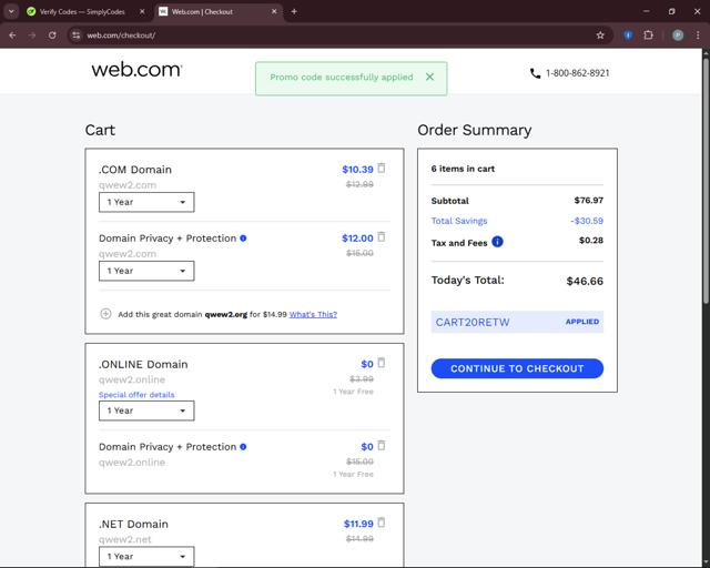 Homestead checkout page showing Homestead promo code box | Screenshot taken by SimplyCodes community member on Apr 22, 2025
