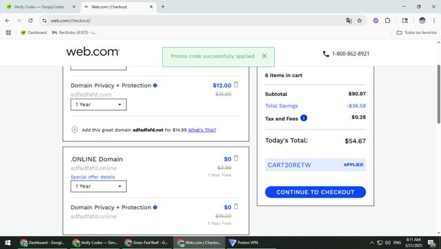 Homestead checkout page showing Homestead promo code box | Screenshot taken by SimplyCodes community member on May 21, 2025