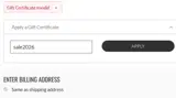 sale2026 coupon verification screenshot
