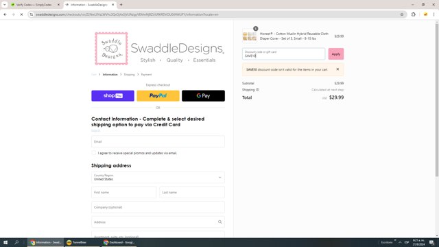 Honest checkout page showing Honest promo code box | Screenshot taken by SimplyCodes community member on Aug 21, 2024
