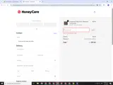 Honeycarepets coupon verification screenshot