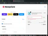 Honeycarepets coupon verification screenshot