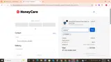 Honeycarepets coupon verification screenshot