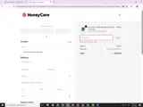 Honeycarepets coupon verification screenshot