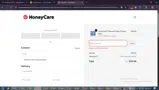 Honeycarepets coupon verification screenshot