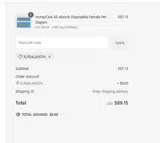 Honeycarepets coupon verification screenshot