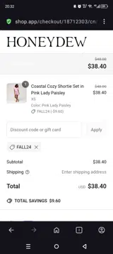 FALL24 coupon verification screenshot