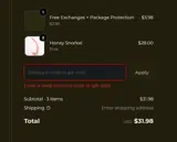 ALANA15 coupon verification screenshot