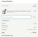 SOPHHIIE coupon verification screenshot