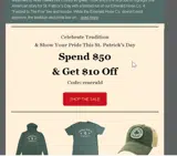 Hook & Irons Co. coupon verification screenshot