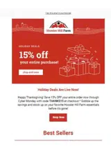 Hoosier Hill Farm coupon verification screenshot
