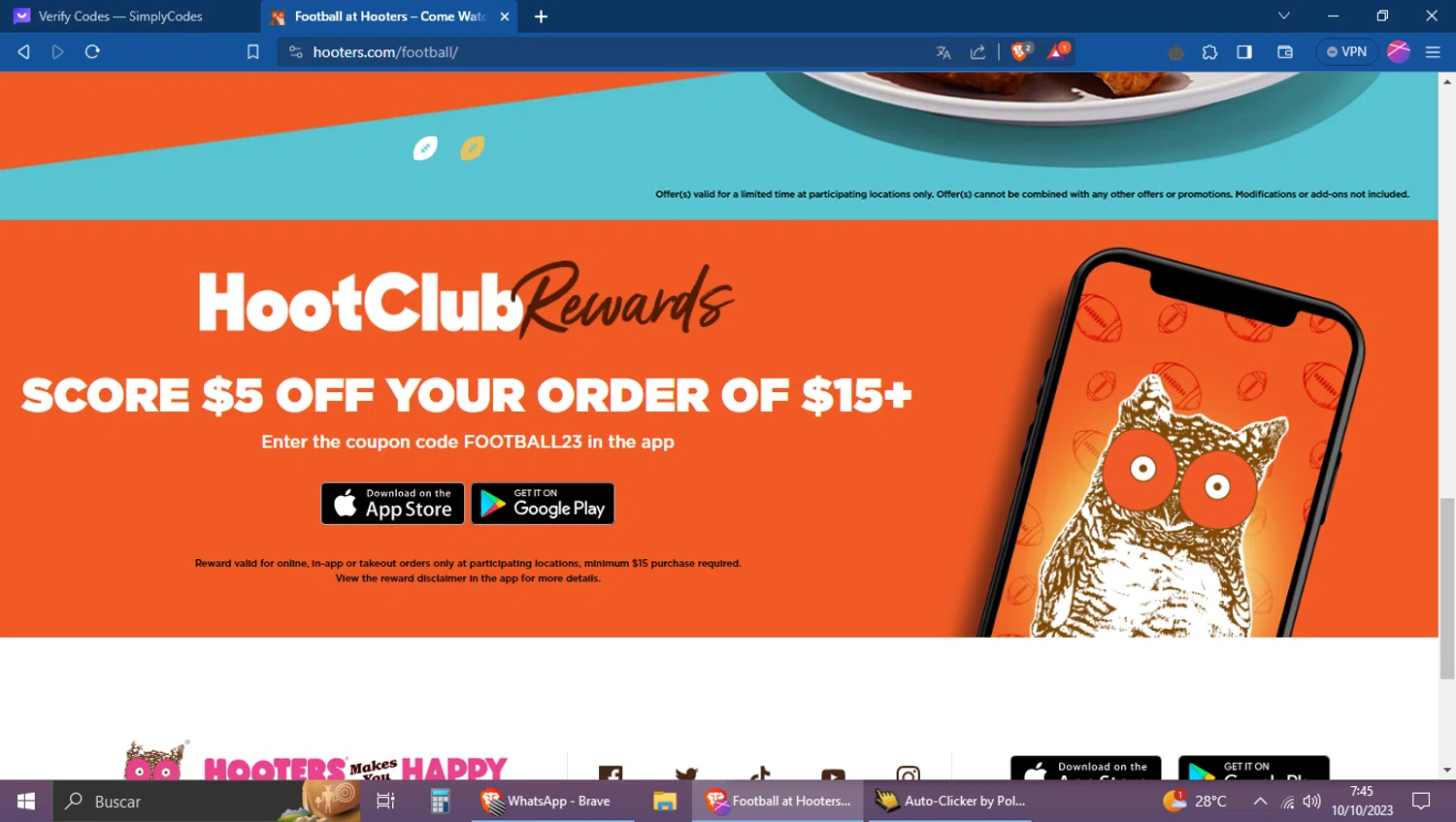 Hooters Promo Codes 5 Off December 2023