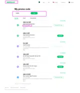 VISA600 coupon verification screenshot