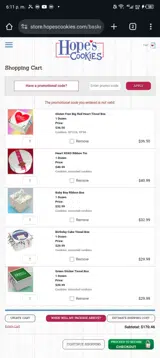 CAS25 coupon verification screenshot