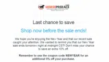 NEWYEAR coupon verification screenshot