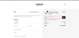 Horus Straps coupon verification screenshot