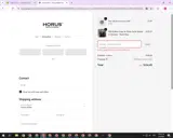 Horus Straps coupon verification screenshot