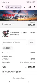 ADBL9 coupon verification screenshot