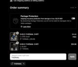Hosstile coupon verification screenshot