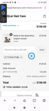 WETHRIFT10 coupon verification screenshot