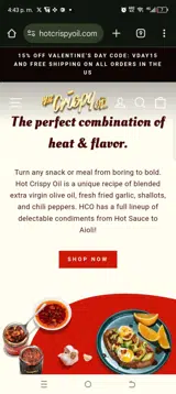 Vday15 coupon verification screenshot