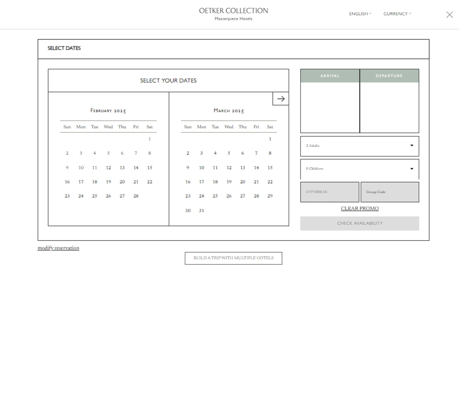 Hotel du Cap-Eden-Roc checkout page showing Hotel du Cap-Eden-Roc promo code box | Screenshot taken by SimplyCodes community member on Feb 12, 2025