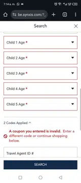 Hotel Monteleone coupon verification screenshot