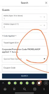 Hotel Monteleone coupon verification screenshot