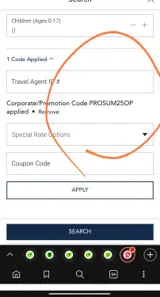 Hotel Monteleone coupon verification screenshot