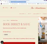 Hotel Monteleone coupon verification screenshot