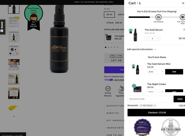 HOTSAUCE.COM checkout page showing HOTSAUCE.COM promo code box | Screenshot taken by SimplyCodes community member on Mar 6, 2025