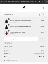 YEFFRY coupon verification screenshot