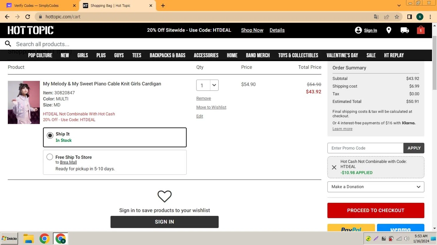Hot Topic Promo Codes 20 Off January 2024